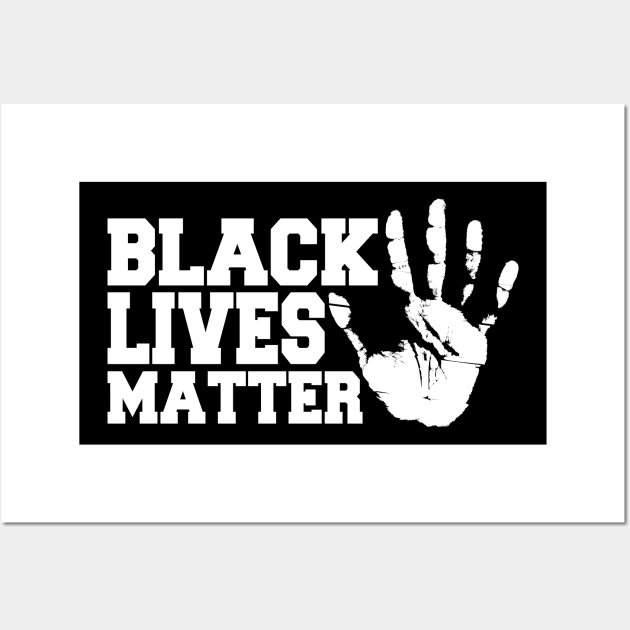 Black lives matter, civil rights, Human Rights, Hand Up Don't Shoot Wall Art by UrbanLifeApparel